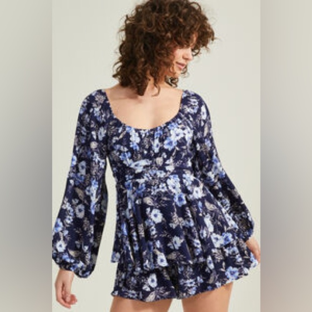 Altar'd State Weslia Floral Romper